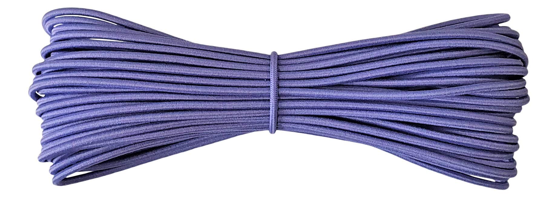 Round Elastic Cord - 2 mm Diameter - Lilac - 100 metres — image 1