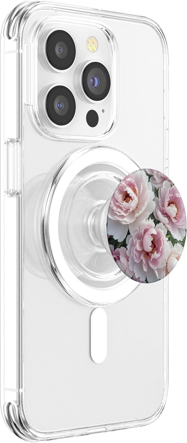Light Purple Flowers PopSockets PopGrip for MagSafe