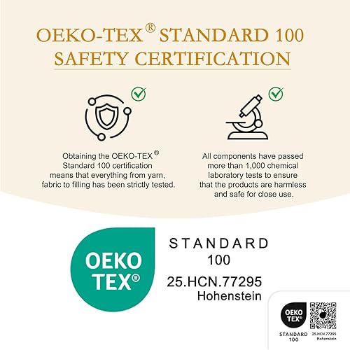 Miniatura 7 de YOUR MOON Lujoso edredón de lana para todas las estaciones, tamaño individual, edredón de lana australiana 100% natural, hipoalergénico de primera