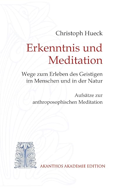 Portada de Erkenntnis und Meditation