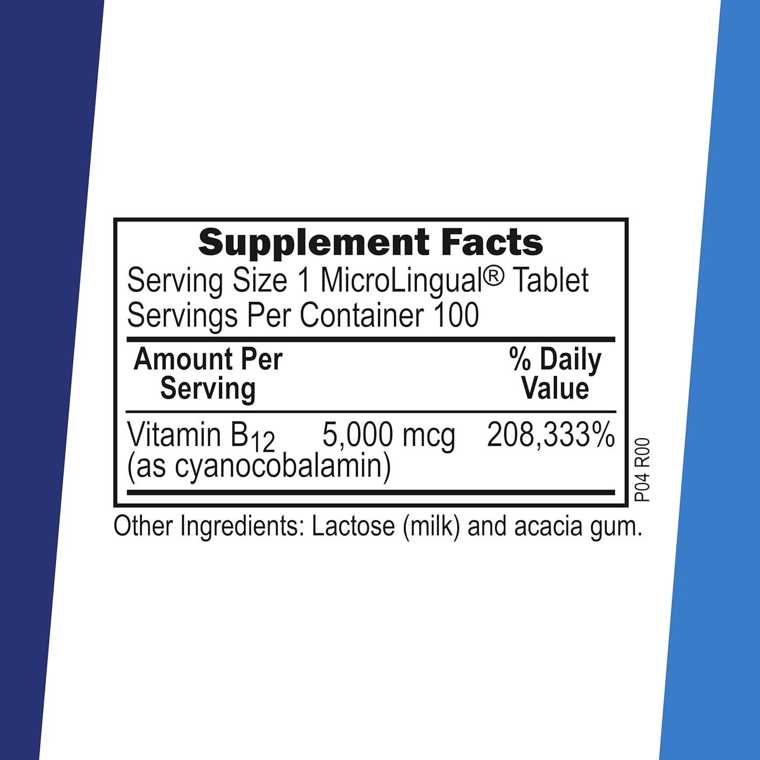 Superior Source No Shot Vitamin B-12 Cyanocobalamin 5000 mcg - Vitamin B-12 to Support Energy Production, Brain Health & Overall Wellness - Sublingual Tablets - 100 Dissolvable Tablets