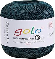 Vista 147 de golo 24 bolas hilo de ganchillo tamaño 10 hilo para tejer a mano hilo de ganchillo 10-24-1