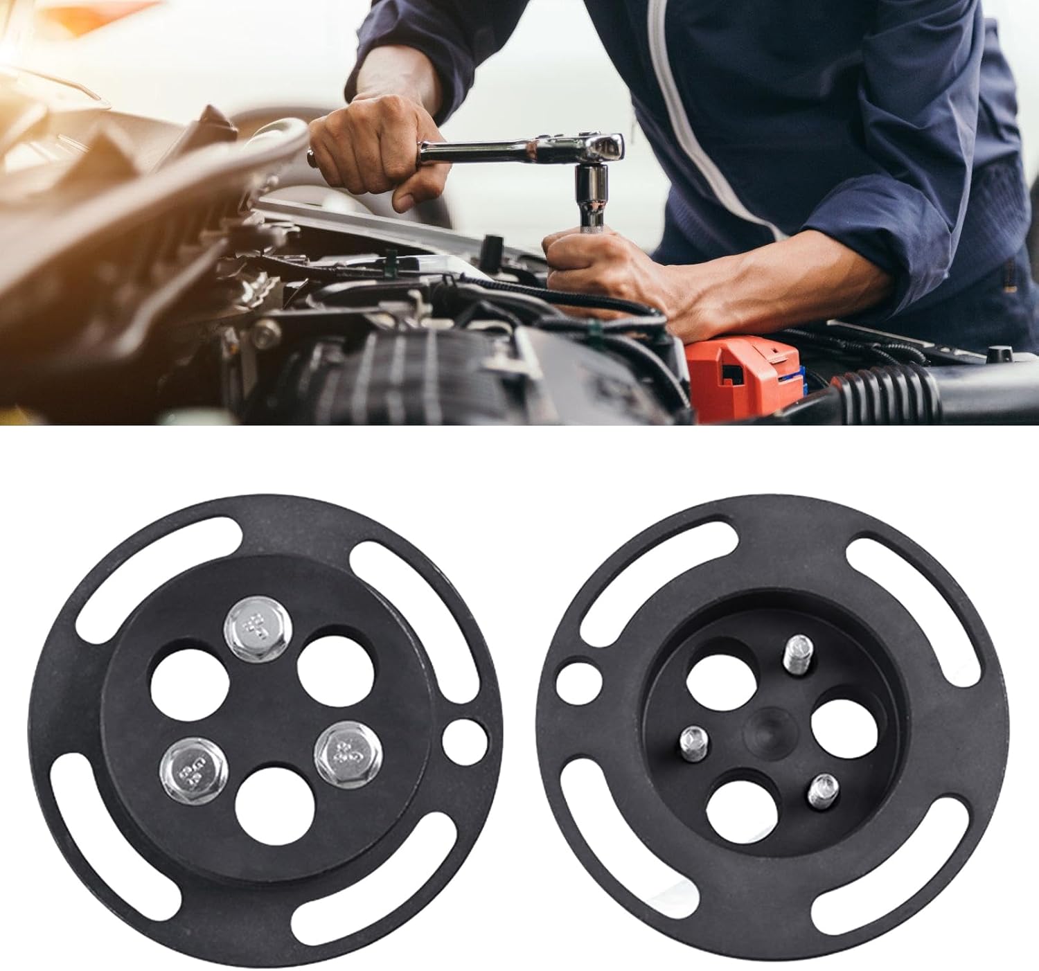 Replacement Sprocket Holder for 2 4 Auto Part Water Pumps Sprocket Retainer Holding Tool Easy Installation Automotive Accessories