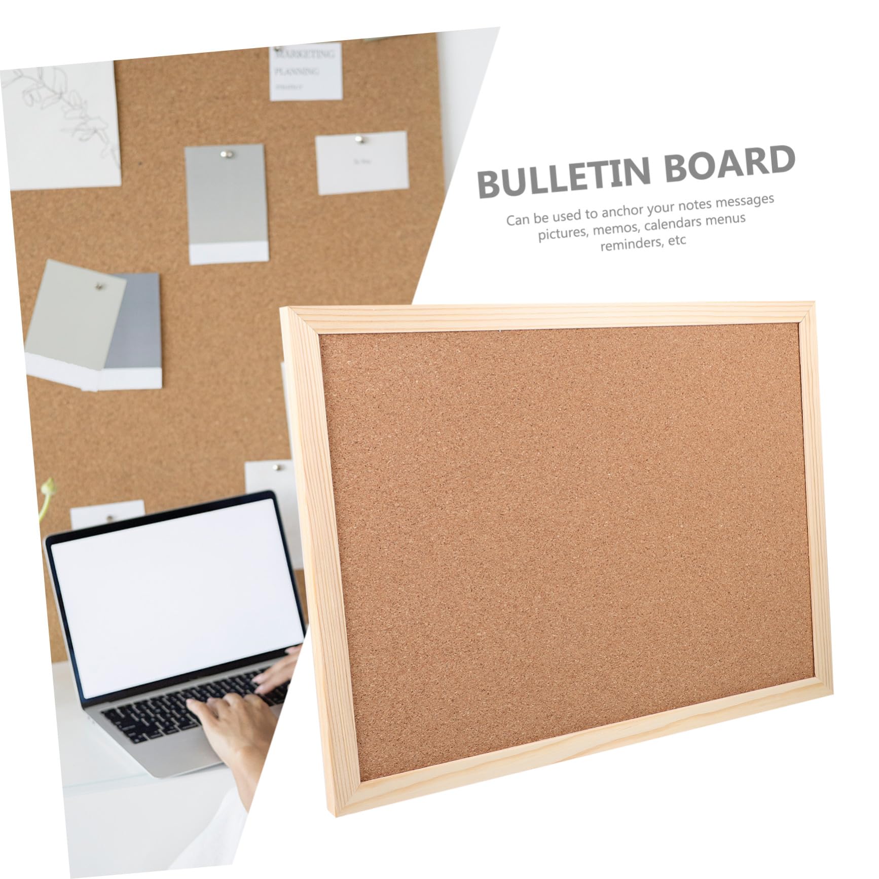 Tablero de Corcho Doble Cara para Pared Adhesivo Resistente y Ligero Tablón de Anuncios para Notas Mensajes y Fotos Hogar y Oficina