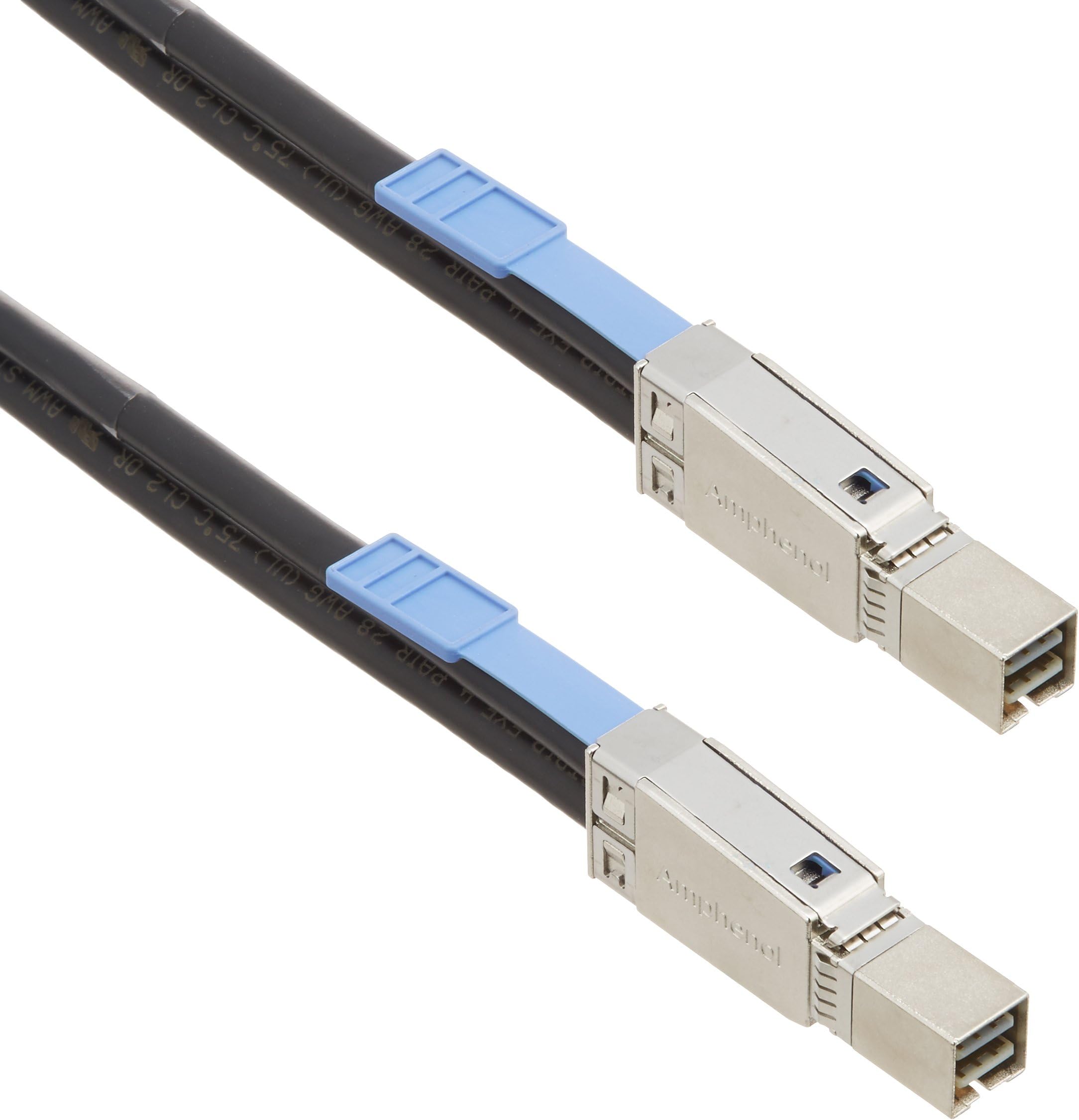 Adaptec ACK-E-HDmSAS-HDmSAS-2M - Serial Attached SCSI (SAS) cables (SFF-8644 )-Black