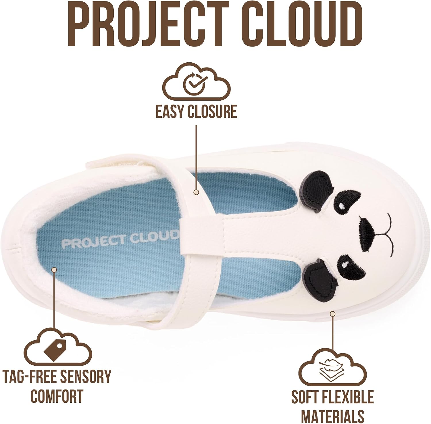 Project Cloud Toddler Shoes Memory Foam Sneakers for Girls Kids image 4