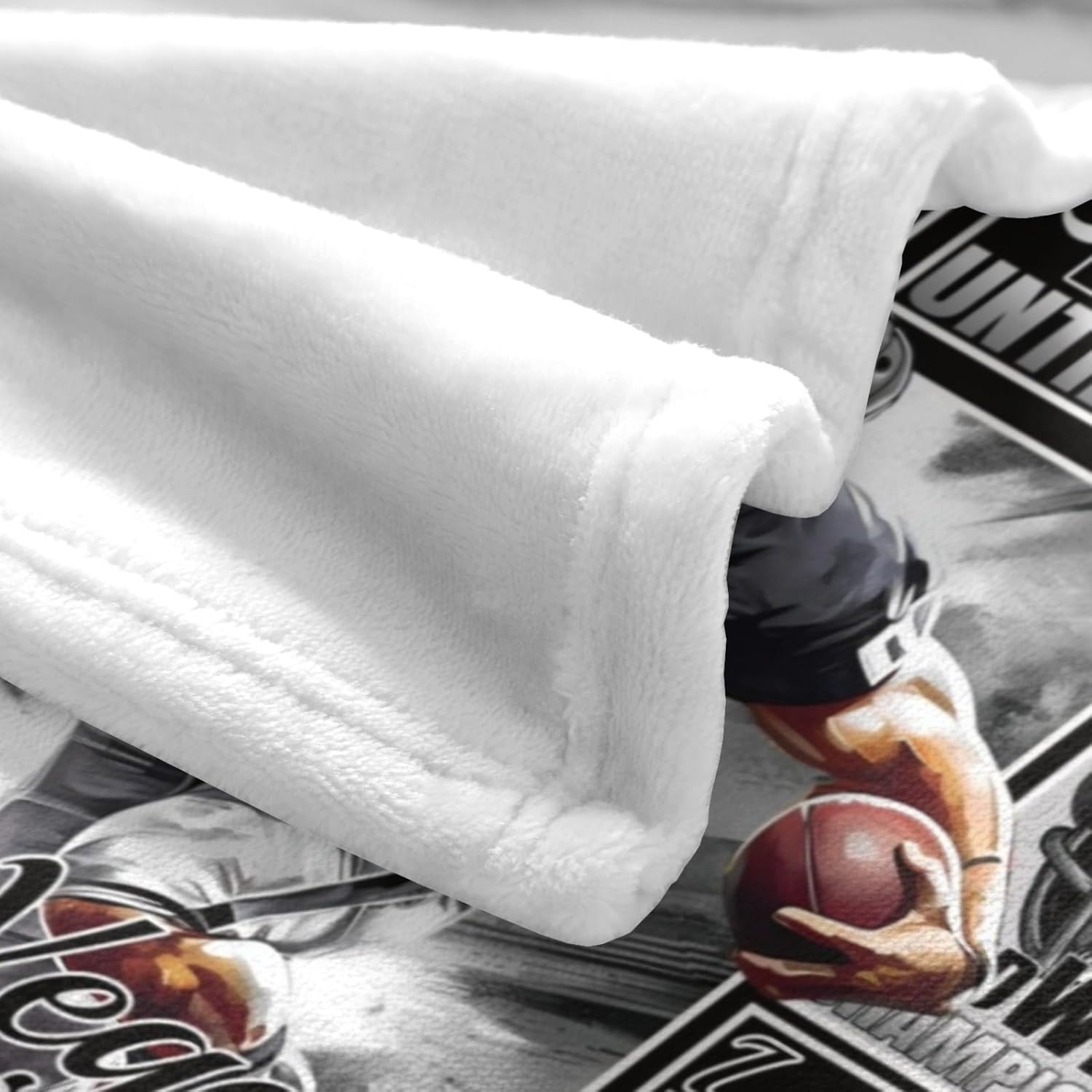 Football Blanket Football Fan Gifts for Men Women Kids Football Team Fans Blanket Super Cozy Soft Lightweight Travel Throw Blanket for Living Room 80"x60"