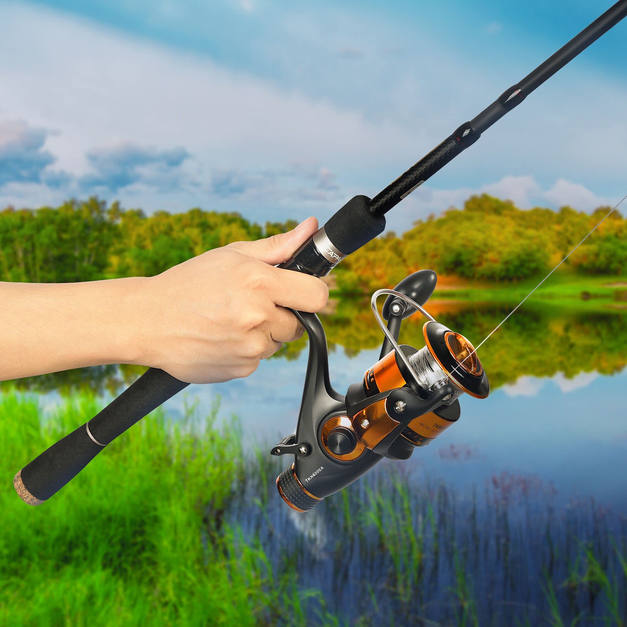 11BB Vorderes und hinteres Bremssystem Einwegkupplungsgröße 1000-7000 Vollmetallspule Spinnerei P66 Fischenspule Karpfenfischgerät Spinnrolle Pesca (Serie 3000)