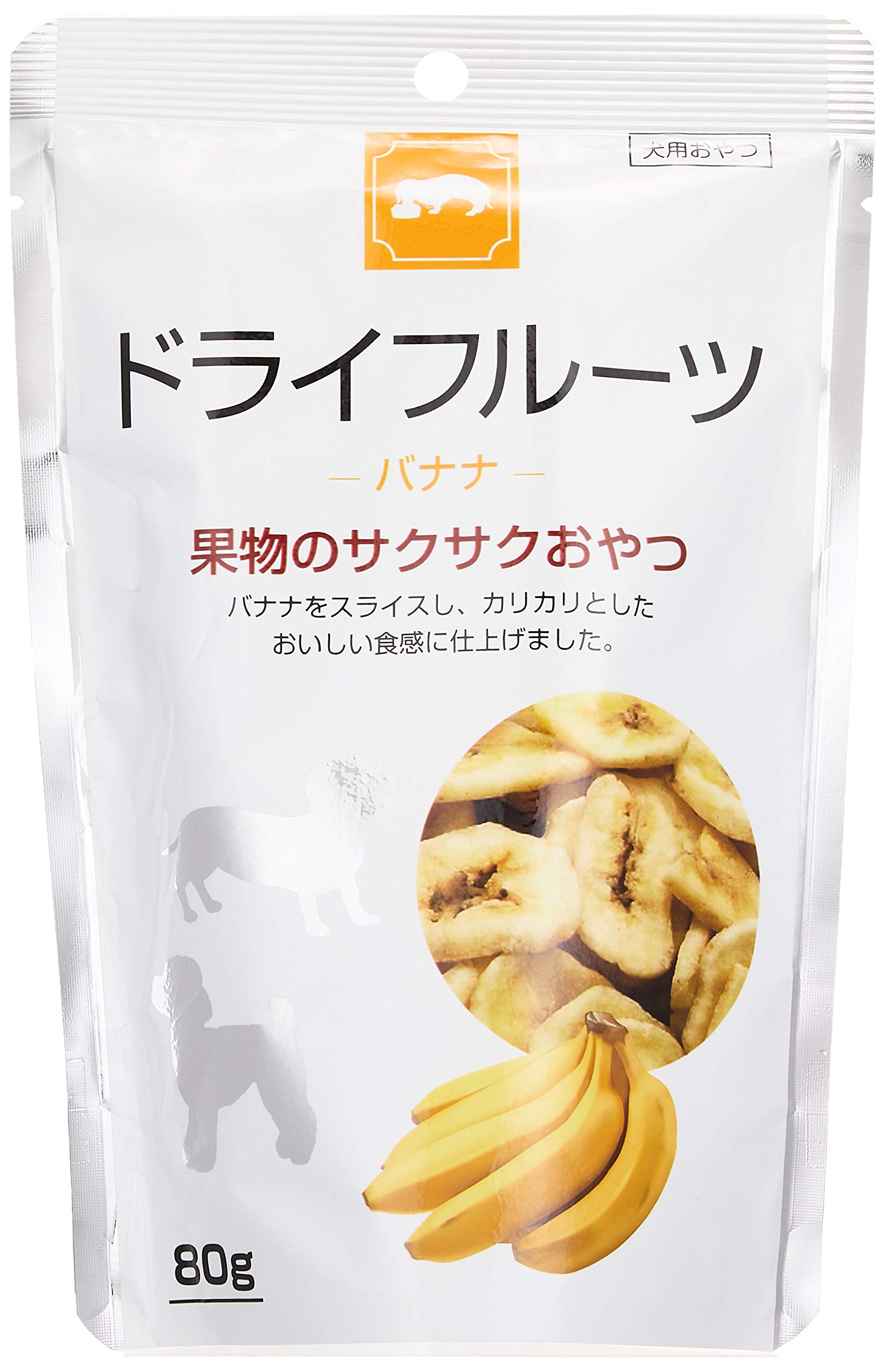 Amazon | フジサワ 犬用おやつ ドライフルーツ バナナ 80gX6個