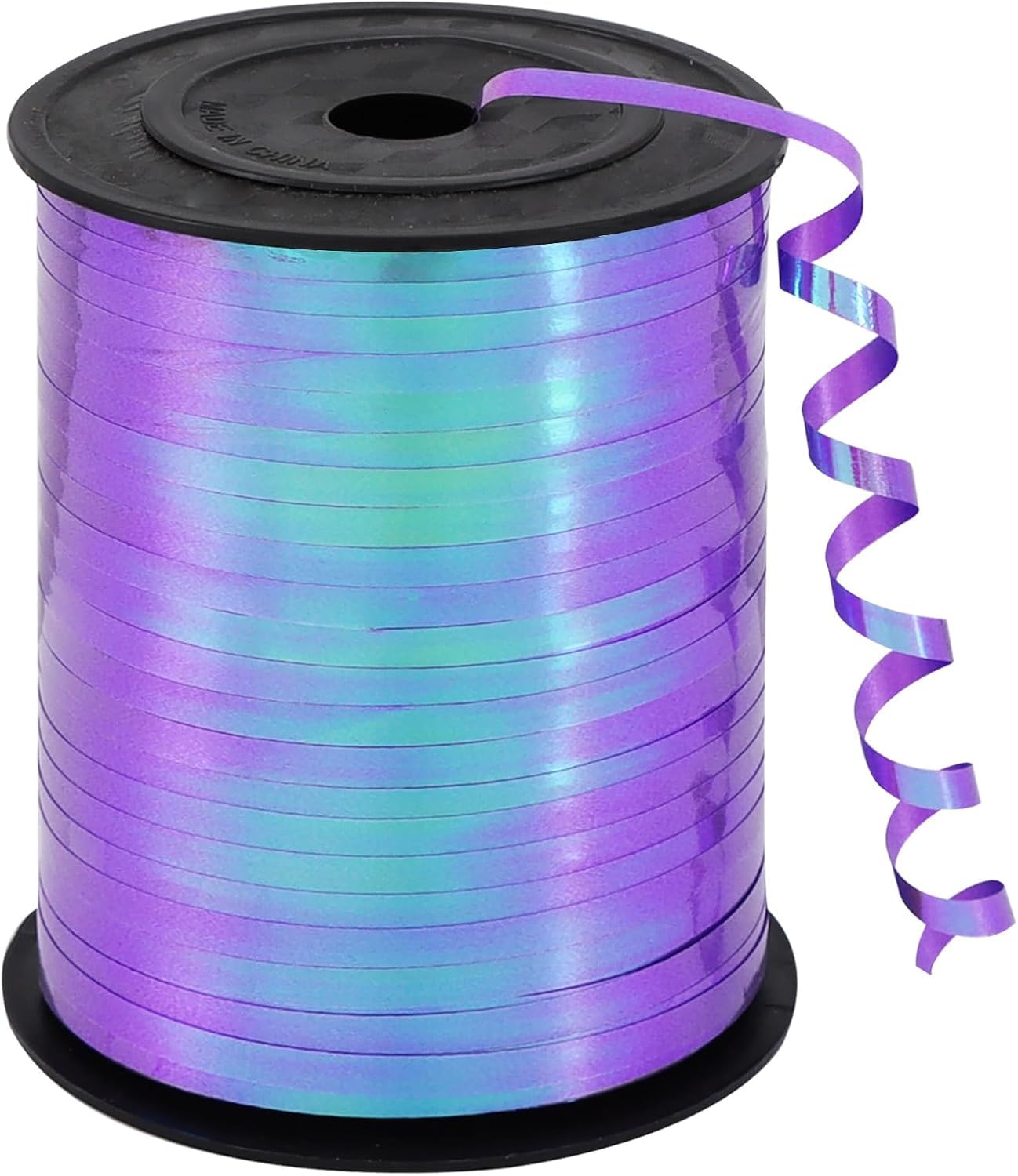 TONIFUL 500 Yards Iridescent Purple Curling Ribbon Balloon String