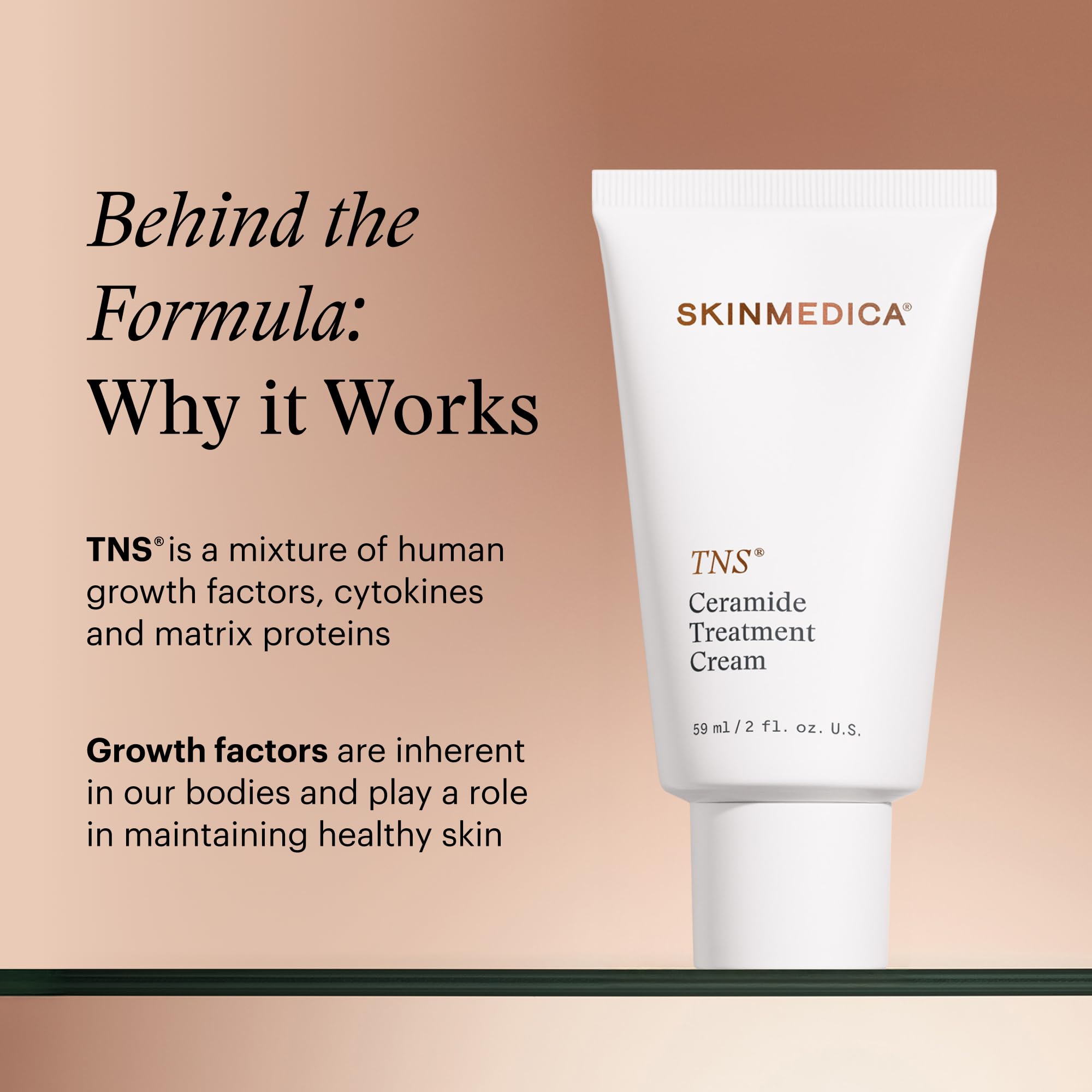 Skinmedica TNS Ceramide Treatment Cream, 2.0 Ounce
