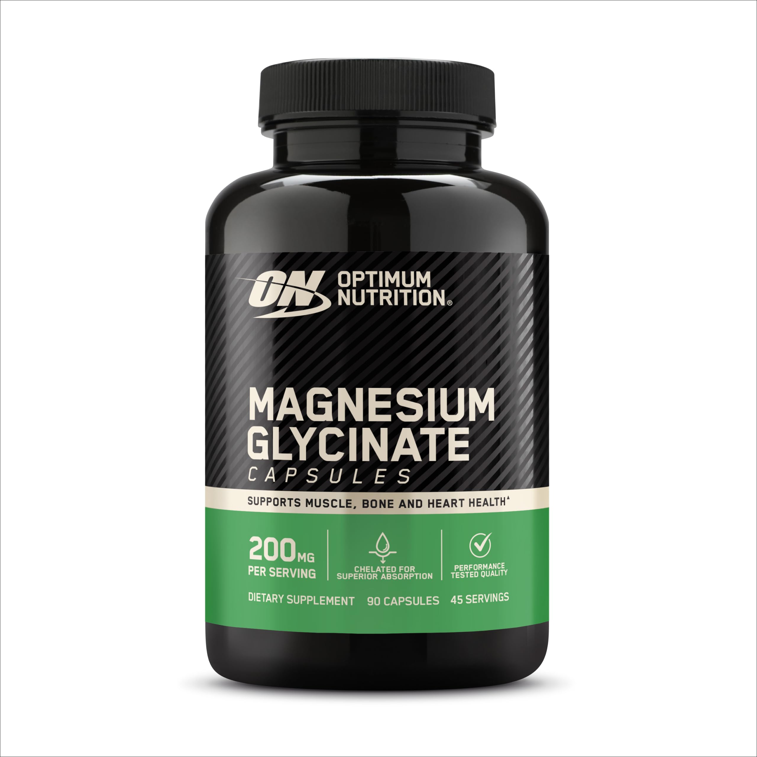 Optimum Nutrition Magnesium Glycinate, 90 Capsules, 45 Servings
