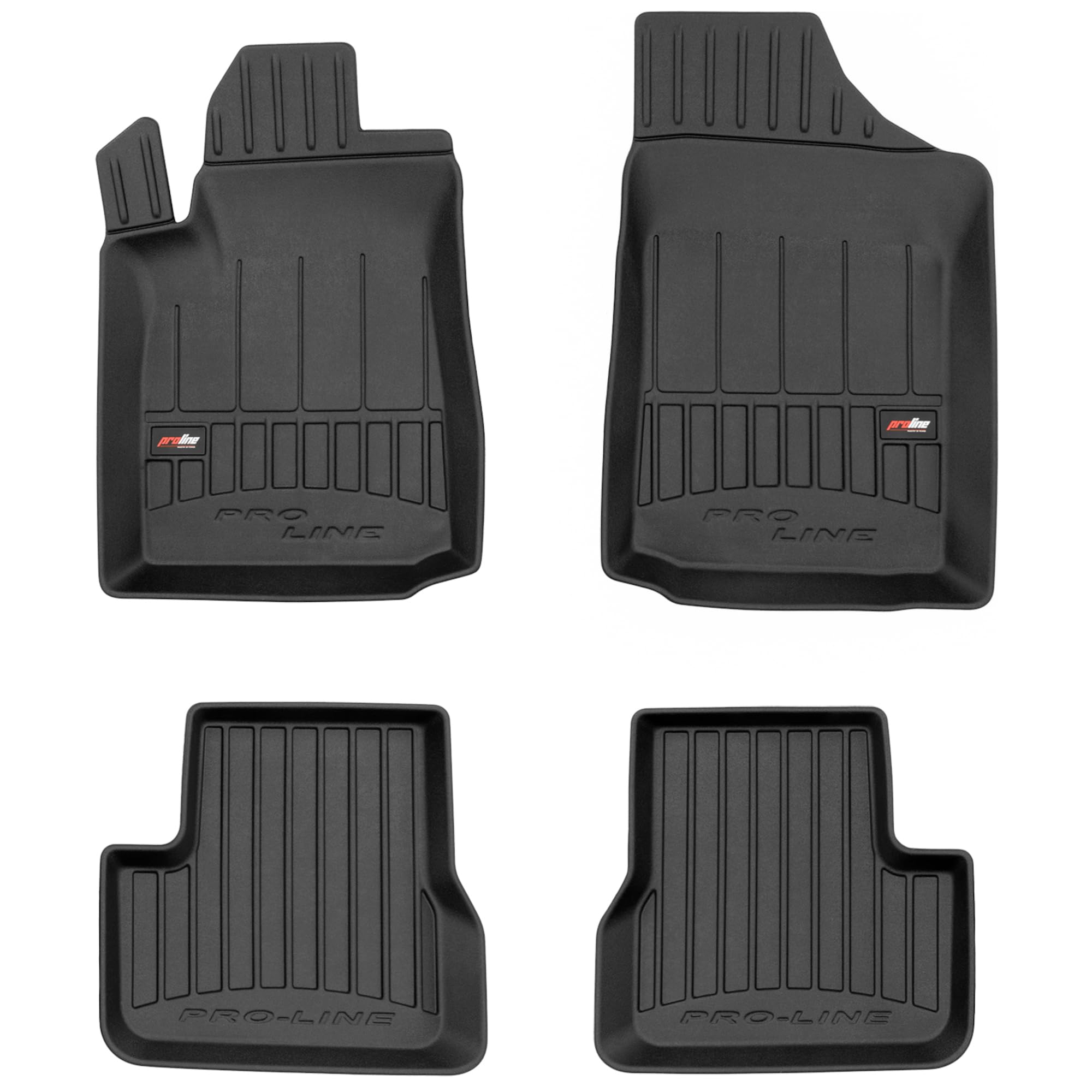 MOTOS Alfombrillas de Goma para Citroen C3 I 2002-2009 Mejore la Comodidad de Sus Viajes con la Alfombra Antideslizante Car 3D- Alfombrillas de Coche para Varias Estaciones