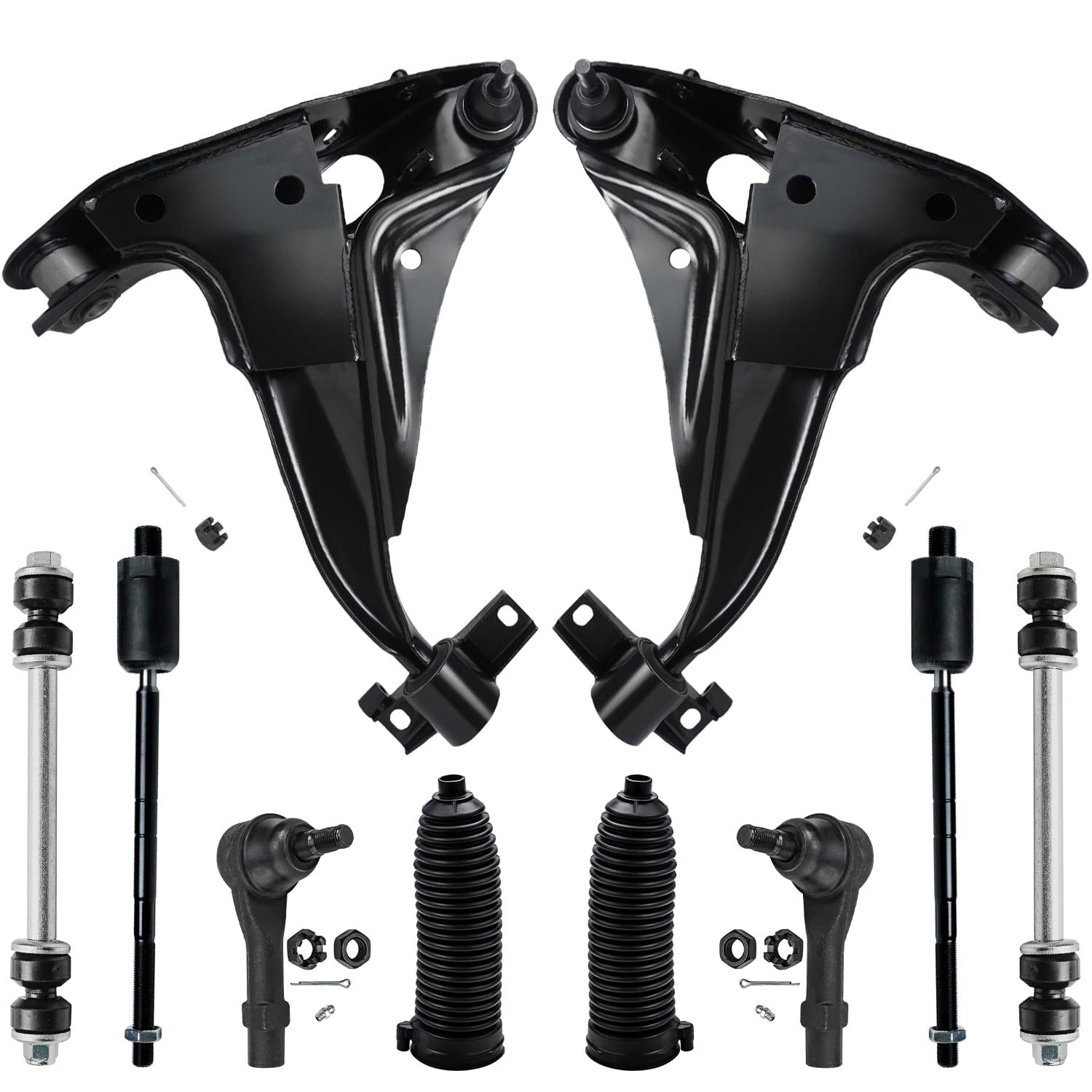 Detroit Axle - 4.0L 10pc Front End Kit for 2002-2003 Ford Explorer