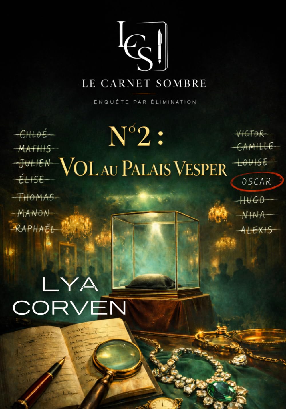 Le Carnet Sombre - Enquête par élimination: N°2 : Vol au Palais Vesper