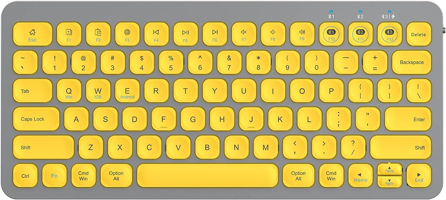 Top-down view of PINKCAT keyboard highlighting F10, F11, F12 keys