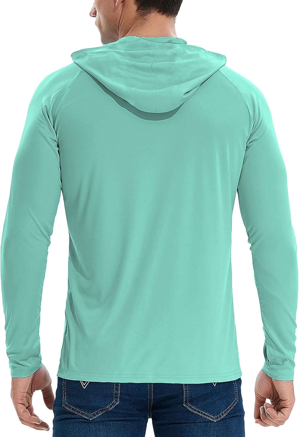 TELALEO 3 Pack Men's UPF 50+ Sun Protection Lightweight Hoodie Performance Long Sleeve SPF UV Shirt for Fishing Running - Image 4