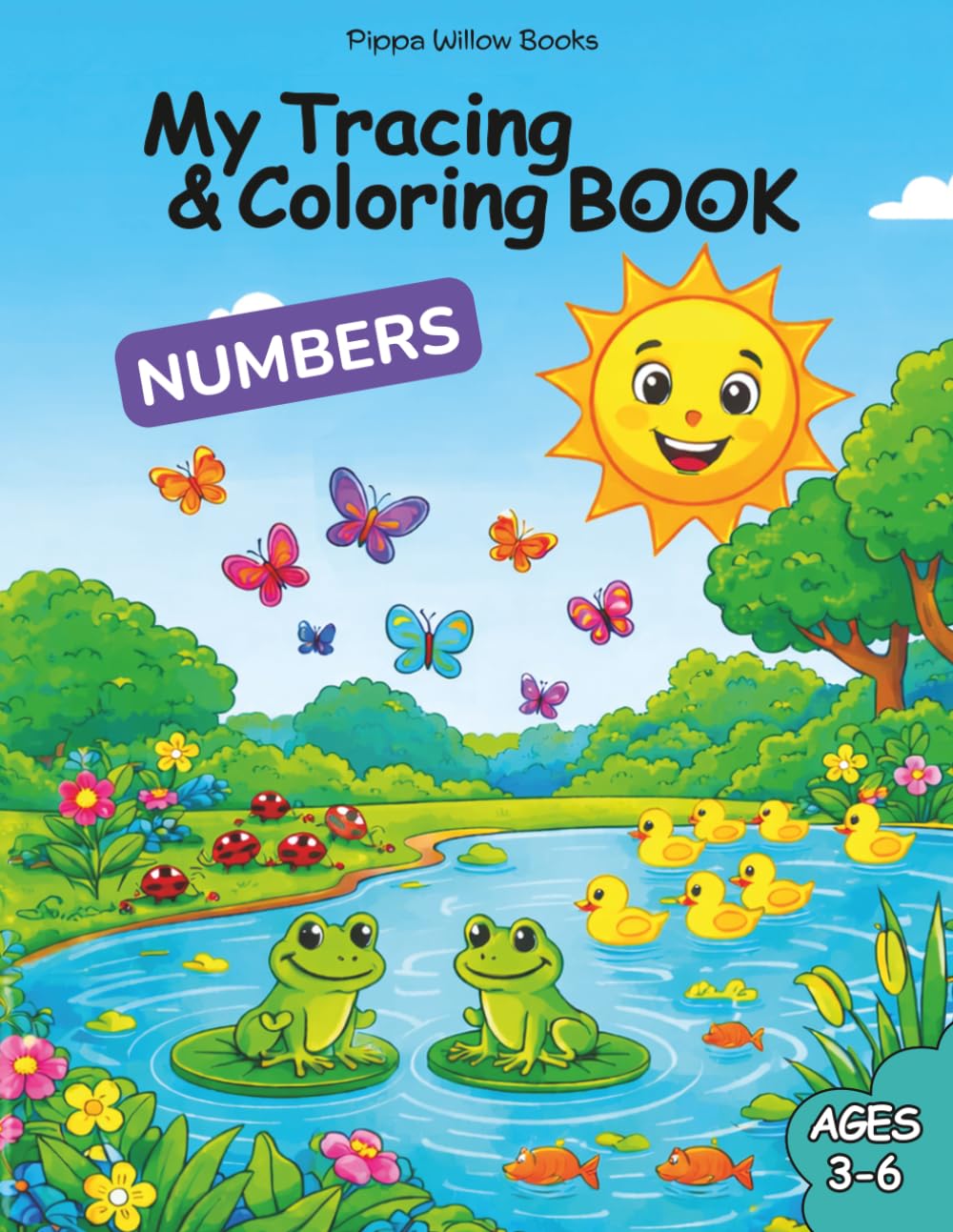 My Tracing & Coloring Book: Numbers for Kids Ages 3–6