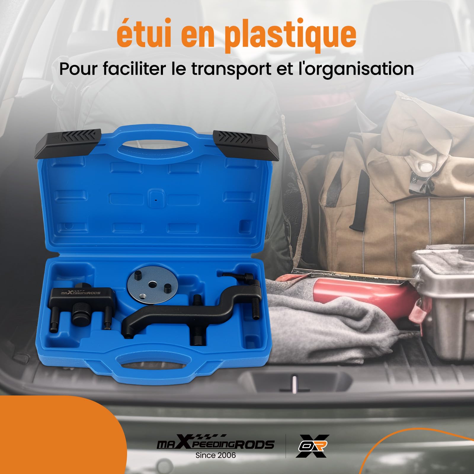 maXpeedingrods Extracteur de moteur Outil de démontage de pompe à eau pour VW T5 Transporter Touareg 2,5 L TDI AXT BAC BLK Moteurs T10221A T10222A T10225A, démontage de pompe à eau