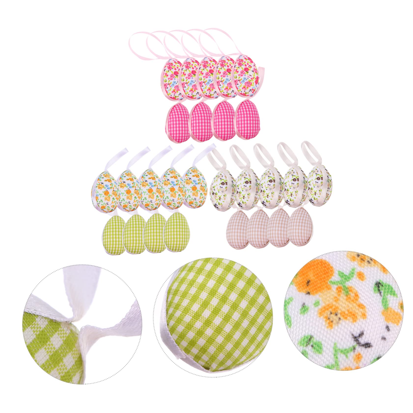 Garneck 2sets Ostern Hängen Ostern Ornamente Handwerk Dekorationen Verzierungen Spielzeug 27 Stücke * 2