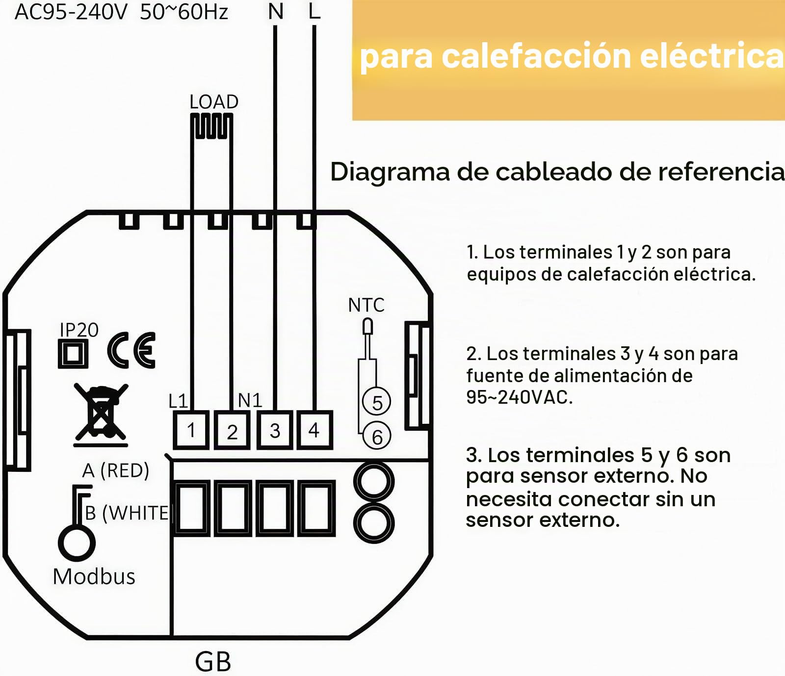 Wi-Fi Termostato - Serie 7000 Termostato Programable | con Pantalla Táctil, Apto para Aire Acondicionado y Calefacción, Compatible con Alexa, Google Home e IFTTT