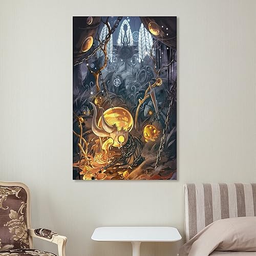 Miniatura 7 de SNKB Póster de caballero hueco, pintura decorativa, lienzo, arte de pared, para sala de estar, dormitorio, 08 x 12 pulgadas (7.9 x 11.8 in)