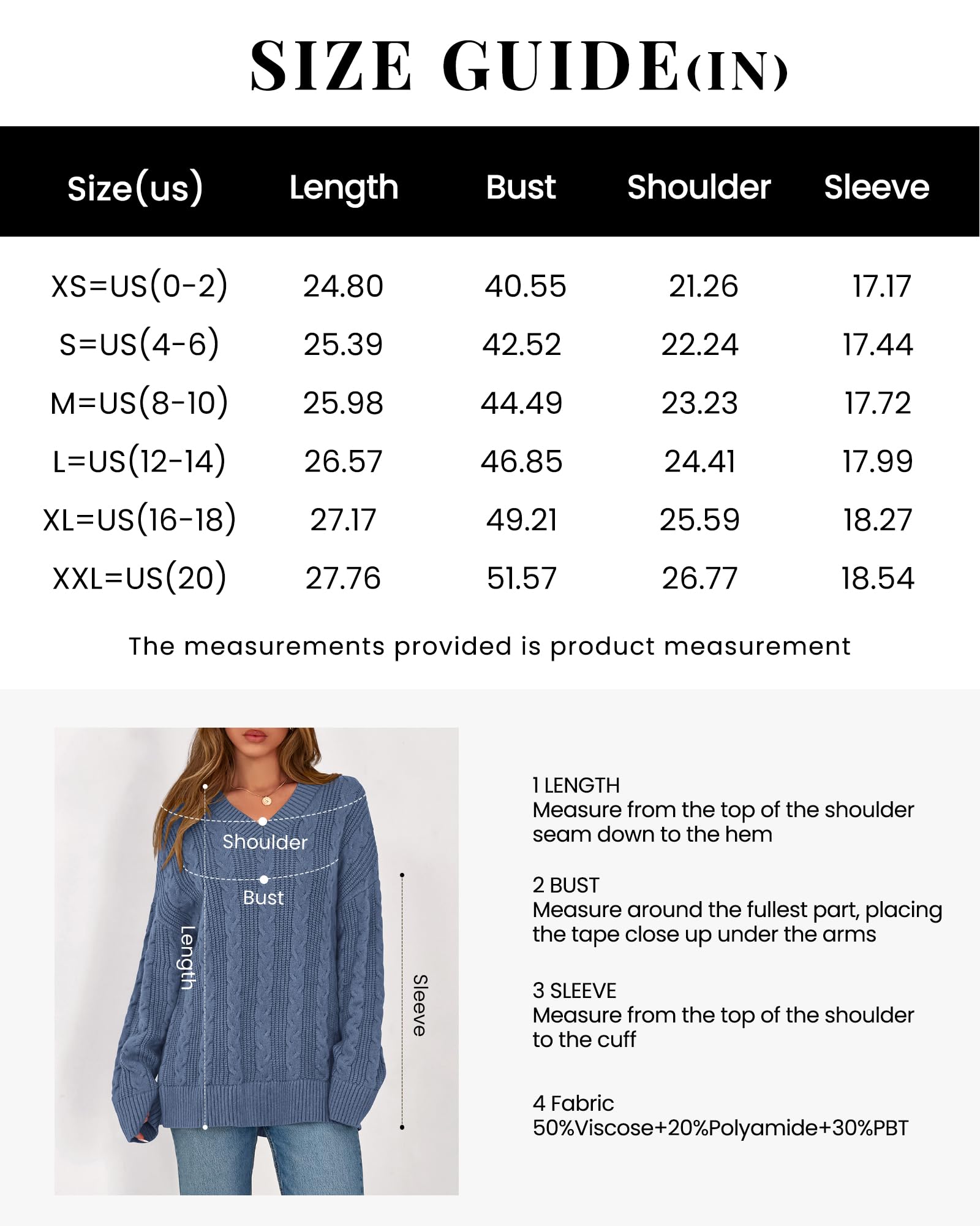 Okiwam Maglioni oversize da donna autunno 2025 a maniche lunghe con scollo a V in maglia a trecce pullover top grossi abiti alla moda