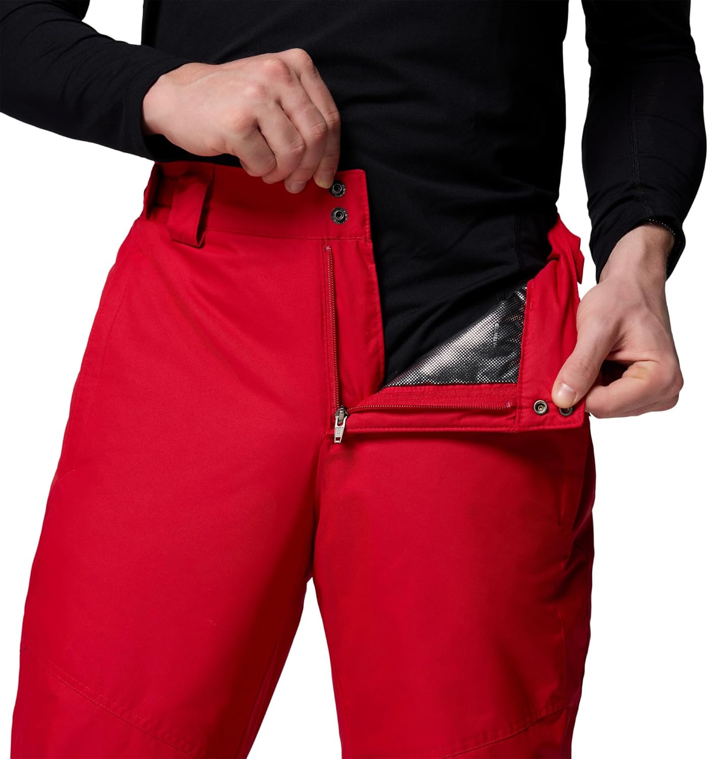 Columbia Mens Bugaboo V Waterproof Snow Pant, Mountain Red, Small x L - Image 5