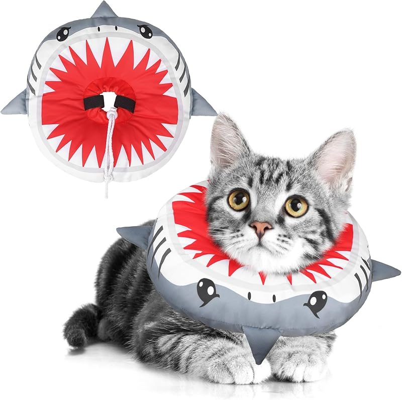 Colar Cone de Recuperação Macio para Gatos BEAUTYZOO, Ajustável e Lavável