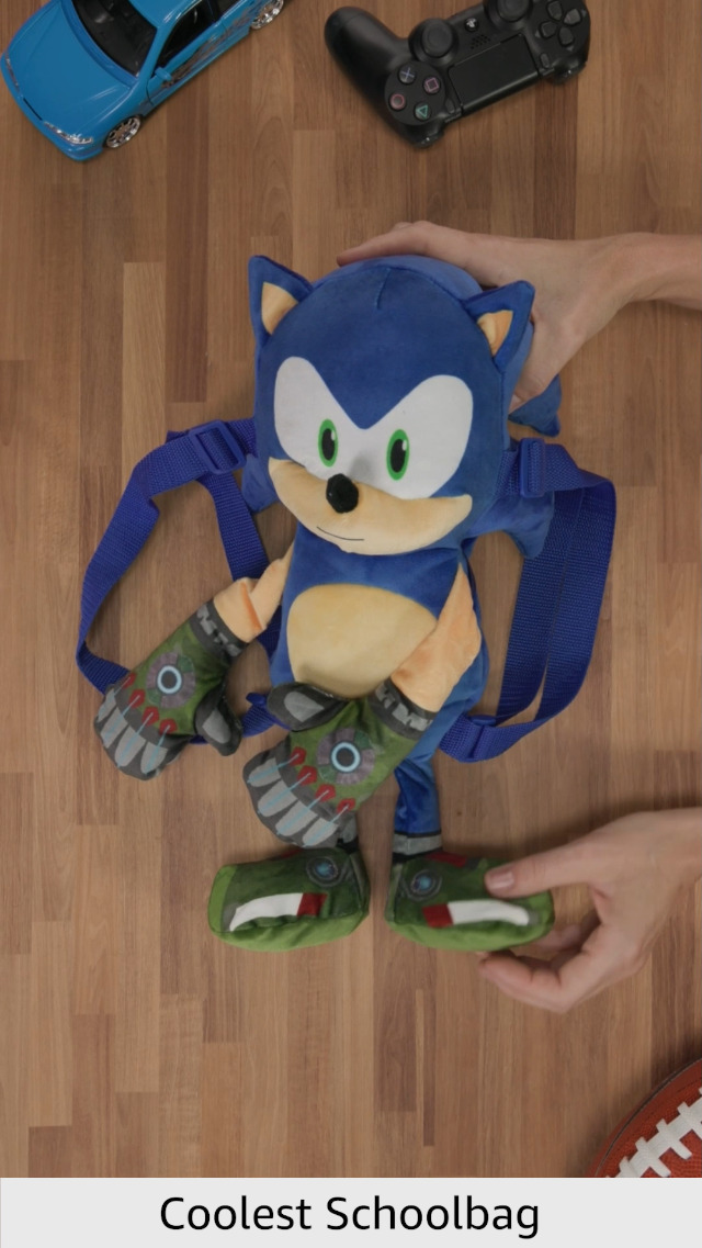 SONIC PRIME - Mochila Escolar Infantil Animada, Mochila Niño