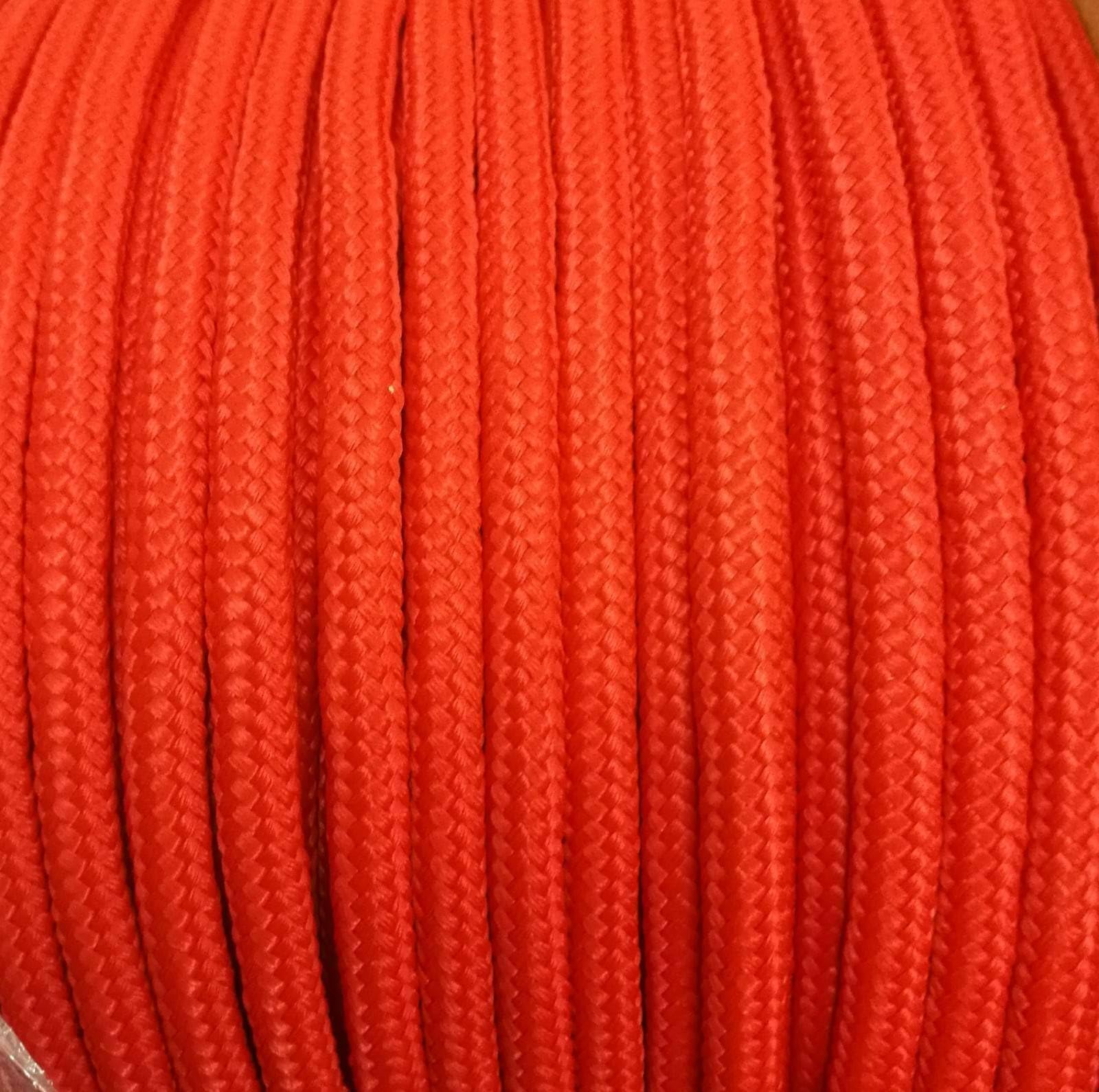 3mm POLYPROPYLENE ROPE BRAIDED POLY CORD STRONG STRING BOATING CAMPING SAILING YACHT (Length: 5m, Red)