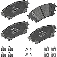 Vista 45 de Pastillas de freno traseras cerámicas Bendix Premium SBC1337 para Cadillac CTS 2014-2008, SRX 2016-2010, Chevrolet Camaro 2015-2010, Saab 9-4X 2011