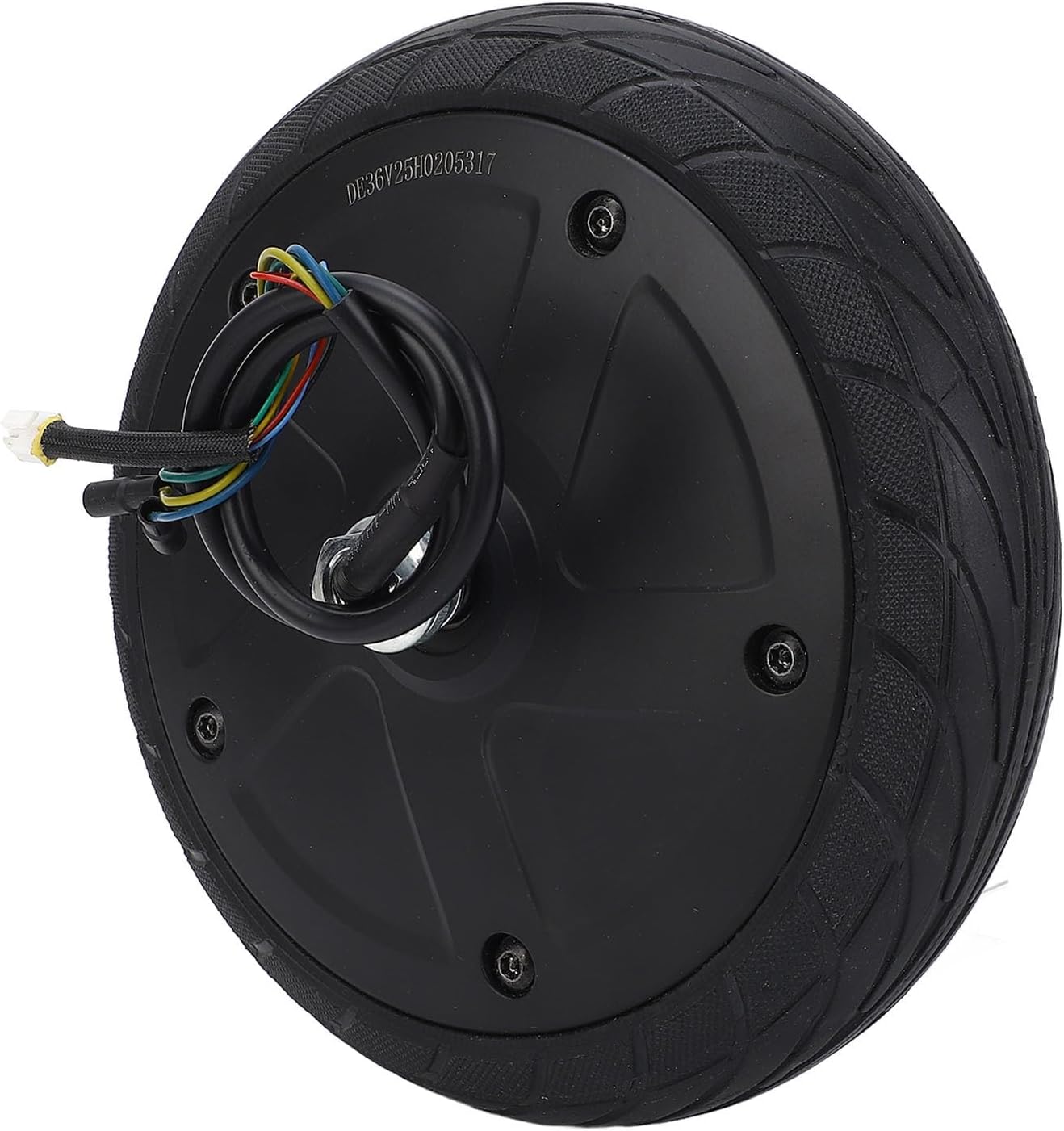 Electric Scooter Wheel Motor, 36V 350W Metal Rubber Front Wheel Drive Motor Brushless Hub Kit for ES1 ES2 ES3 ES4 Series Electric Scooters