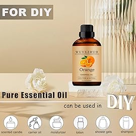 Orange Essential Oils, 60ML Pure and Natural Essential Oil for Aromatherapy Diffuser - Orange /2 Fl Oz