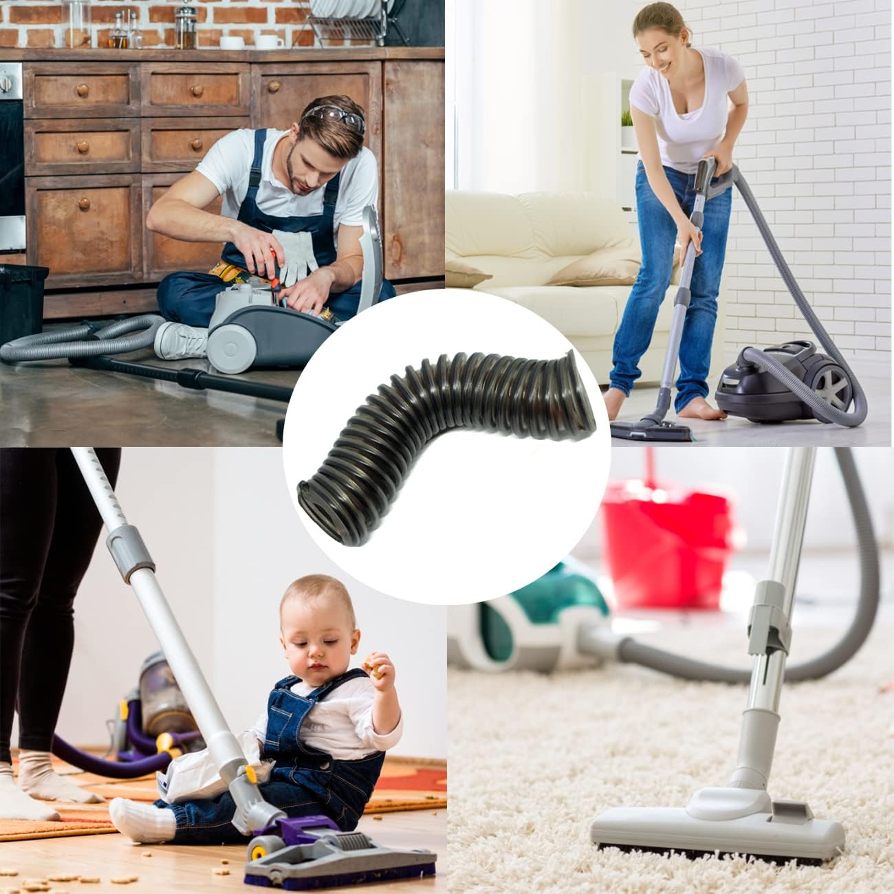 Shar-k Vacuum Hose Replacement, Shar-k Replacement Hose Lower Floor Nozzle Hose for Shark Rocket HV300 HV322 HV320, Replacement Lower Duct Hose for Shark Rotator Vacuum Cleaner : Home & Kitchen