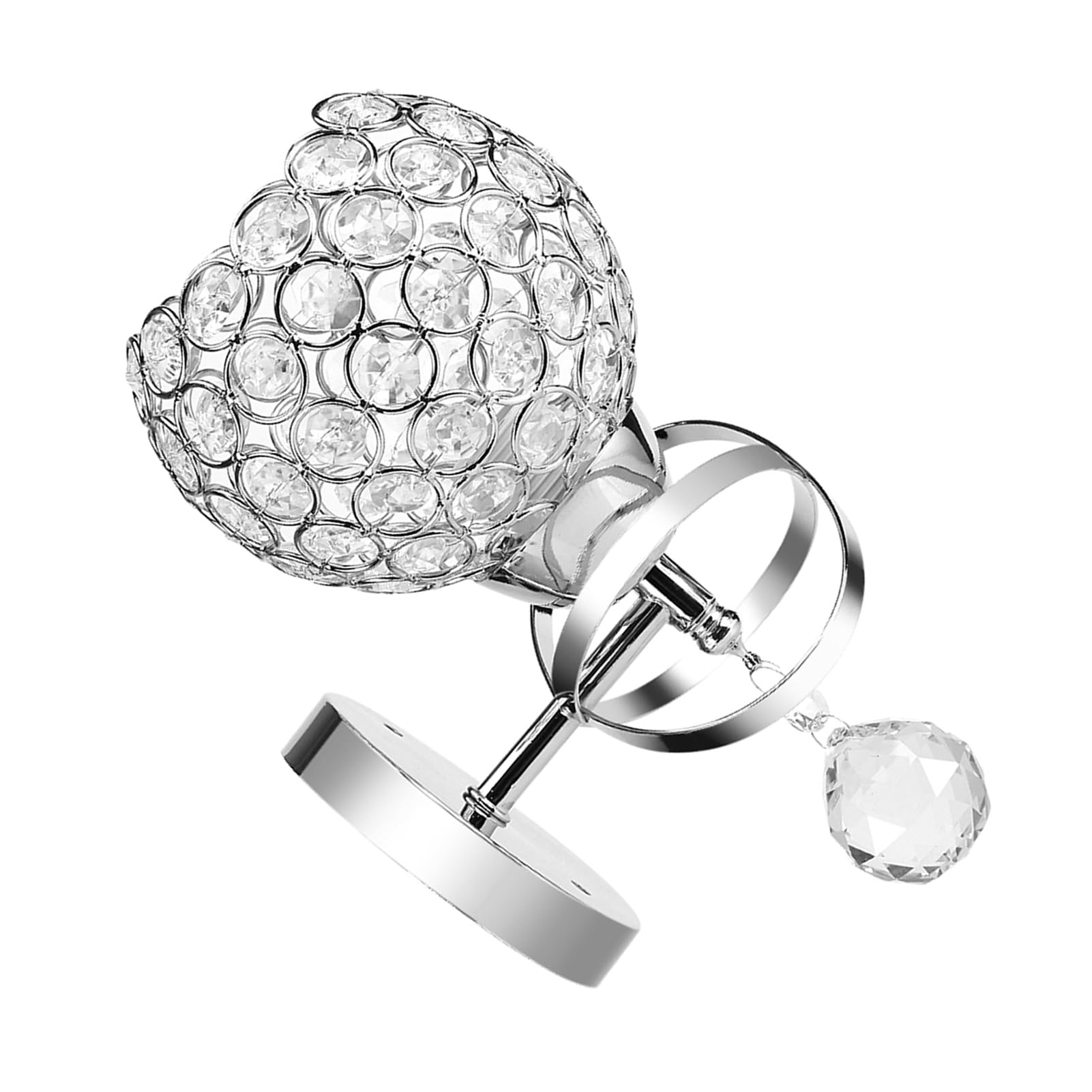Yosoo LED Crystal Wall Lamp Night Light Stairway Aisle Restaurant Wall Sconce Light Bedroom Living Room Decorative Light