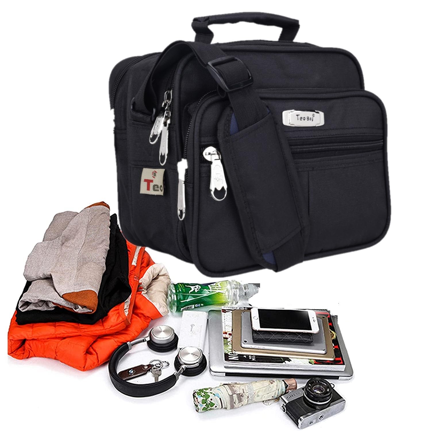 See full amazon price history chart for Teo Bag Small Size Multipurpose Tool Bag for Mechanics, Electrician & Technicians, Tiffin, Traveling Canvas Messenger Bag with 5 Pockets & Compartments Teo Bag Small Size Multipurpose Tool Bag for Mechanics, Electrician & Technicians, Tiffin, Traveling Canvas Messenger Bag with 5 Pockets & Compartments (B0D8BLHKLB) Amazon Price History, Amazon Price Tracker