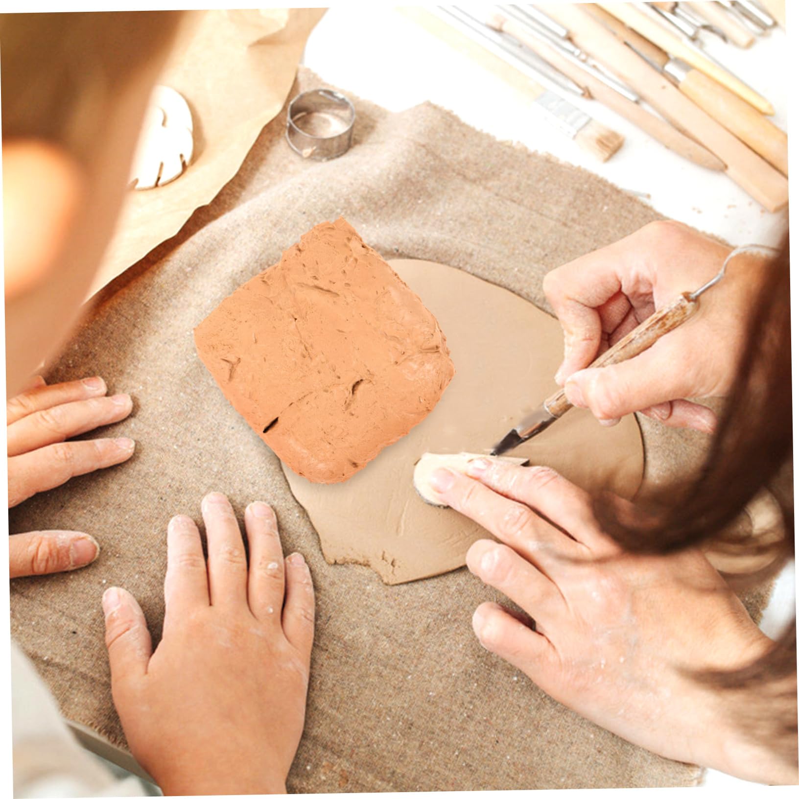 Angoily 6piezas Barro Hecho Mano Para Arcilla De Secado Al Aire Arcilla Para Modelar Para Manualidades Diy y Proyectos De Arte Para Casa Escuela