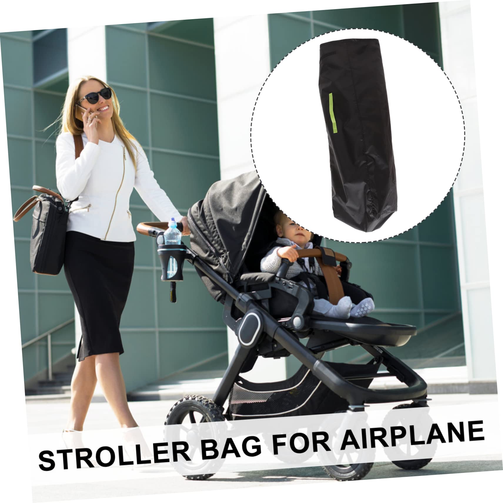 YARNOW Borsa per Passeggino in Oxford Copertura per Passeggino da Viaggio Borsa da Viaggio Ombrello Doppio per Aereo