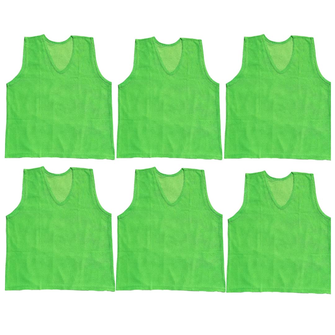 FORGO Sports Training Bibs for Football Soccer Volleyball Basketball for Track and Field (Set of 6) (XL, Green) (B0B1YSFCW6) Amazon Price History, Amazon Price Tracker