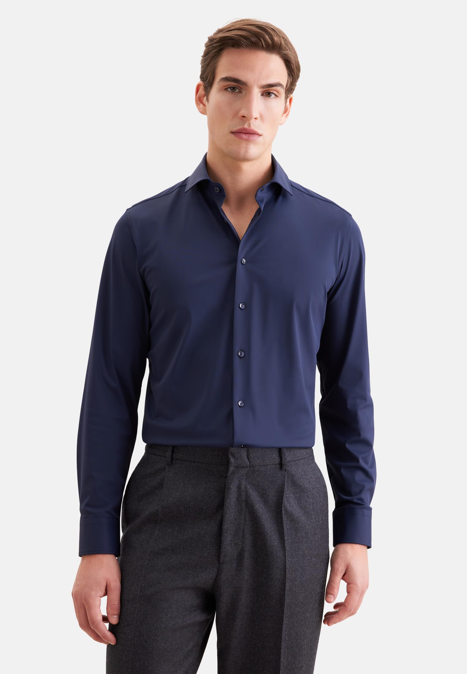 Seidensticker Herren X-Slim Fit Langarm Performance-Hemd Business-Hemd (1er Pack)
