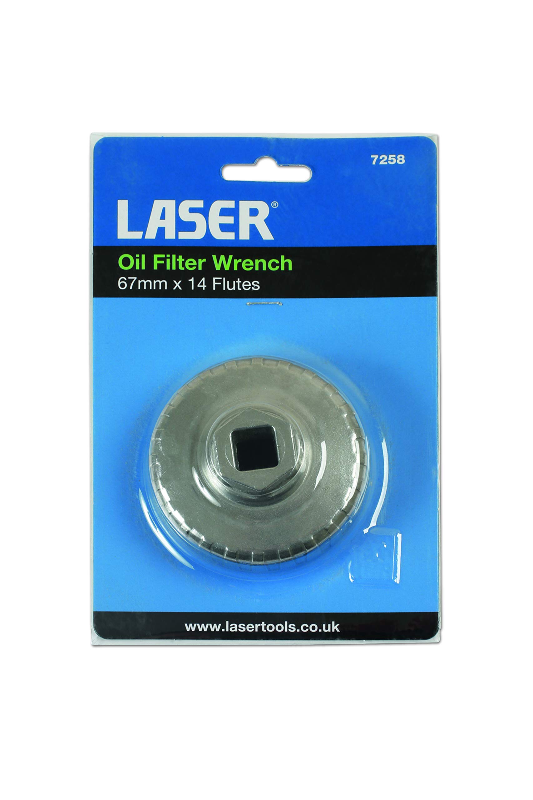 Laser 7258 Filtro olio chiave 67 mm x 14 flûtes