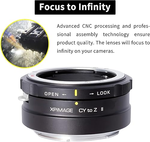 Miniatura 5 de Anillo adaptador de montaje de lente para lente Contax Yashica CY a cámara Nikon Z