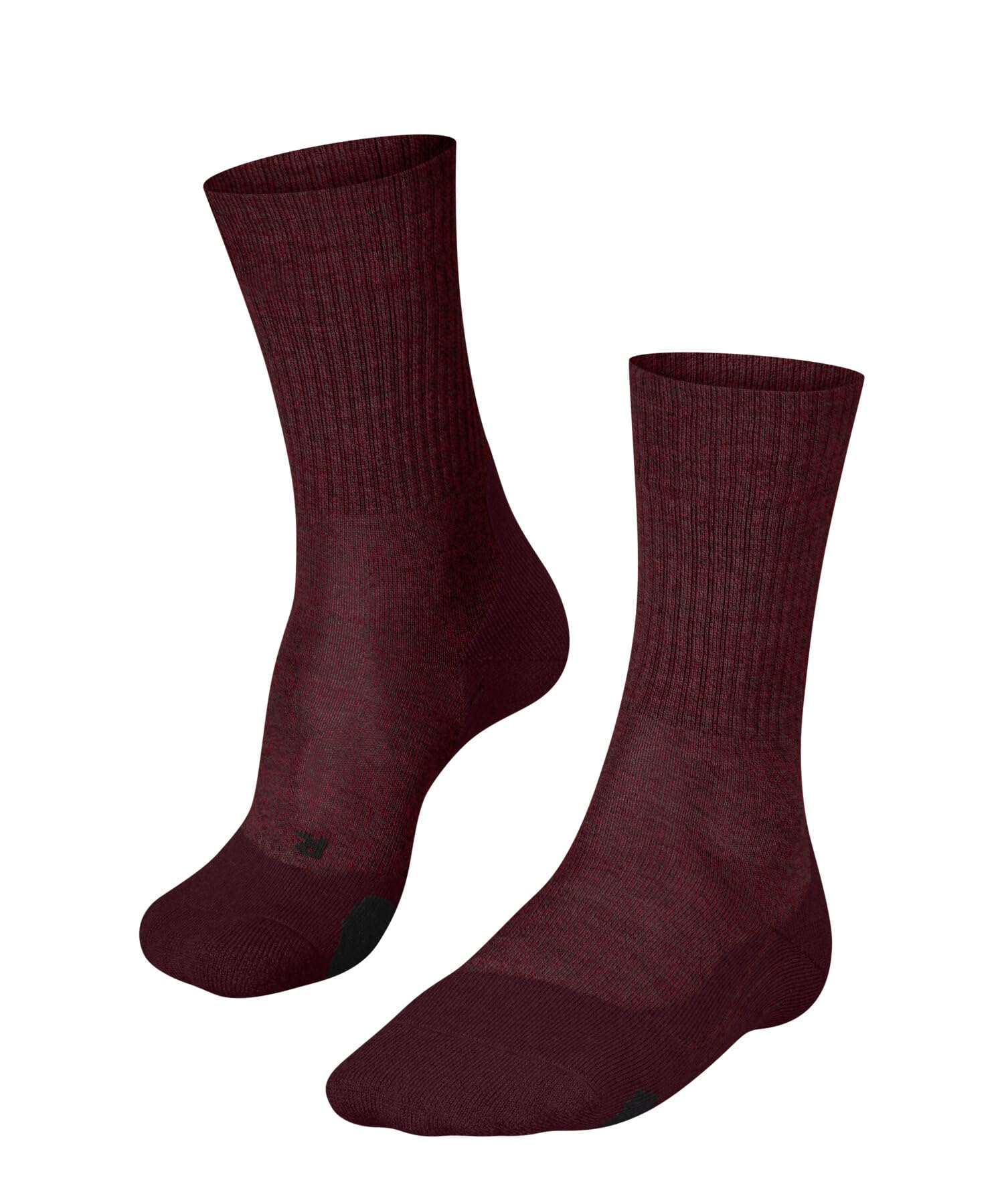 FALKE Herren Wandersocken TK2 Explore Wool M So Wolle Funktionsmaterial antiblasen dick 1 Paar, Rot Scarlet 8289, 44-45