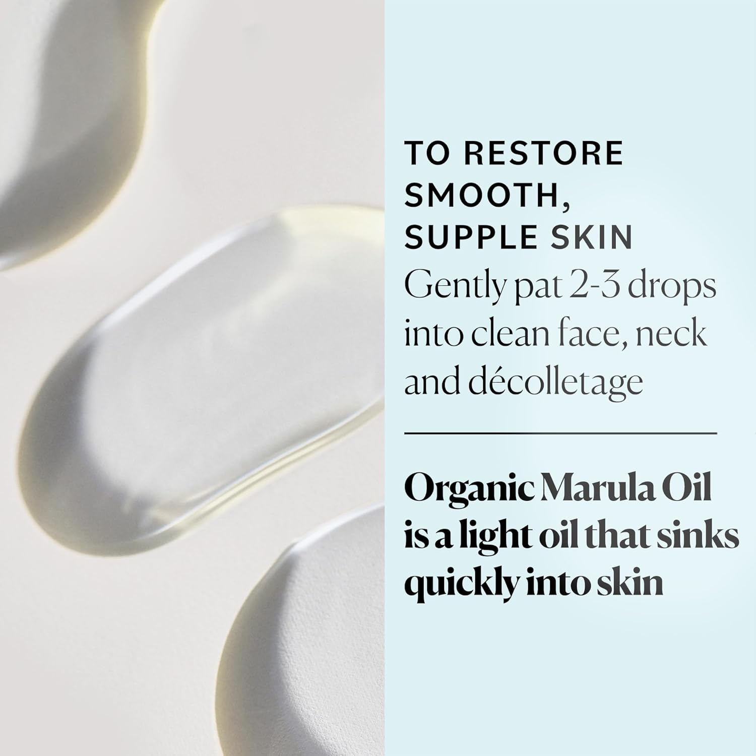 Sky Organics Organic Marula Oil for Face 100% Pure & Cold-Pressed USDA Certified Organic to Replenish, Balance & Boost Glow, 1 fl. Oz - Image 3