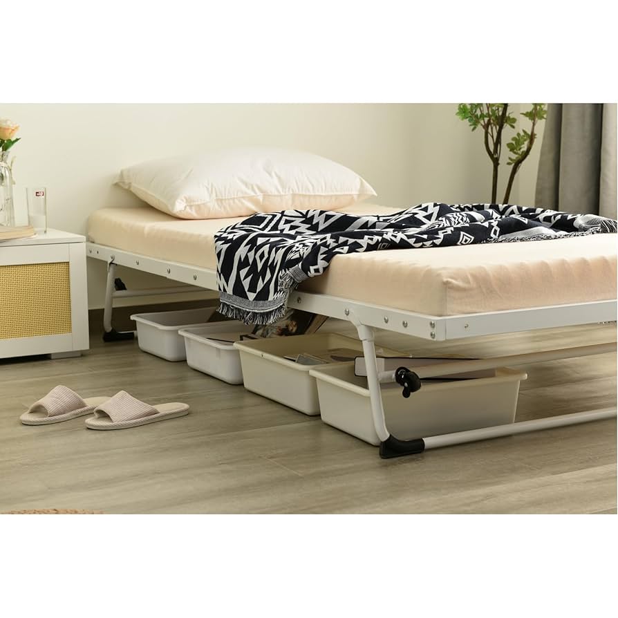 折り畳み 折りたたみ 収納式 パイプベッド シングル ホワイト 美品 楽天市場】収納式折りたたみパイプベッド 簡易ベッド 簡易ベッド