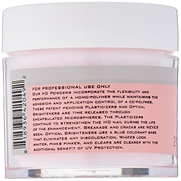 EZ Flow High Definition Pink Powder False Nails, 0.75 Ounce