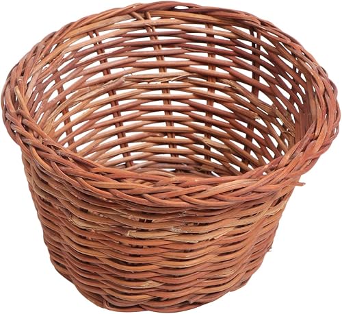 Miniatura 7 de INOOMP 1 mini cesta decorativa hecha a mano para tejer, cesta de actividades de Pascua, bricolaje, canasta de tejido creativo, accesorios de micro