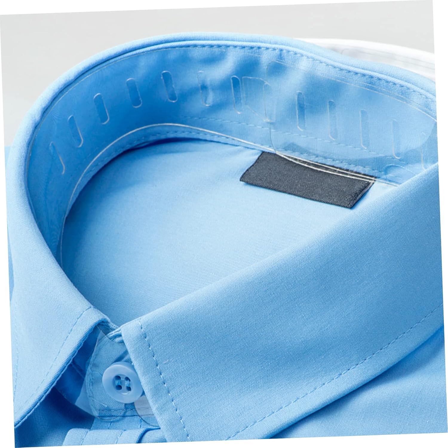 Ipetboom 100pcs Shirt Collar Men Clothes Stays Inserts Practical Collar Strips Durable Collar Strips Fixing Strips for Shirt Fixing Tools Shirt Supplies Plastic Transparent
