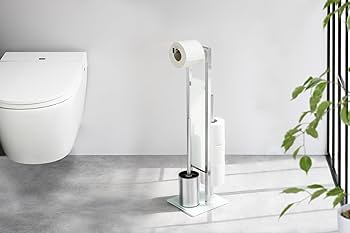 Wenko Rivalta Zestaw Do WC, Stal Szlachetna; Mat/biały